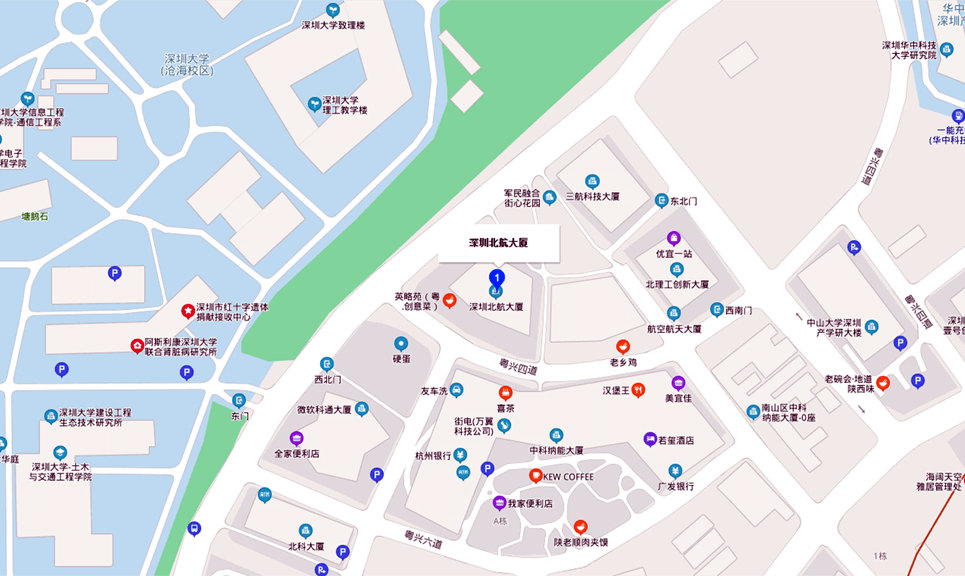 深圳北航大厦位置地图