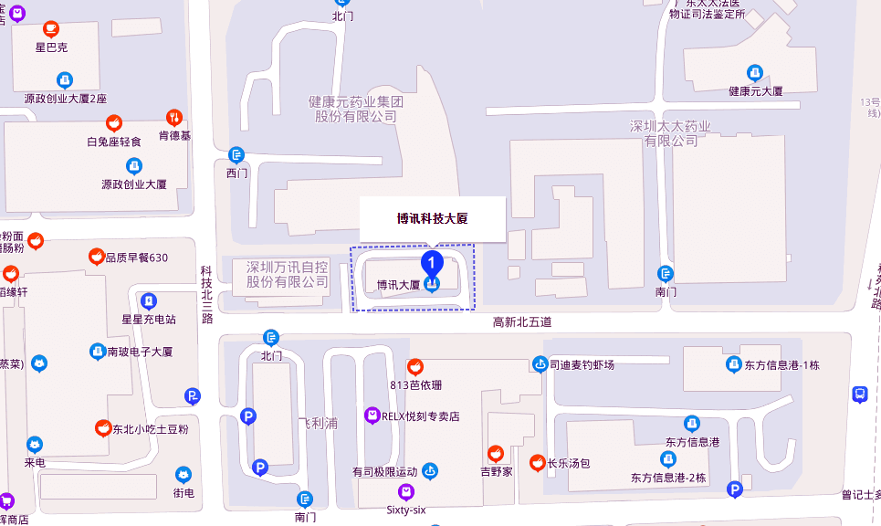 博讯科技大厦位置地图