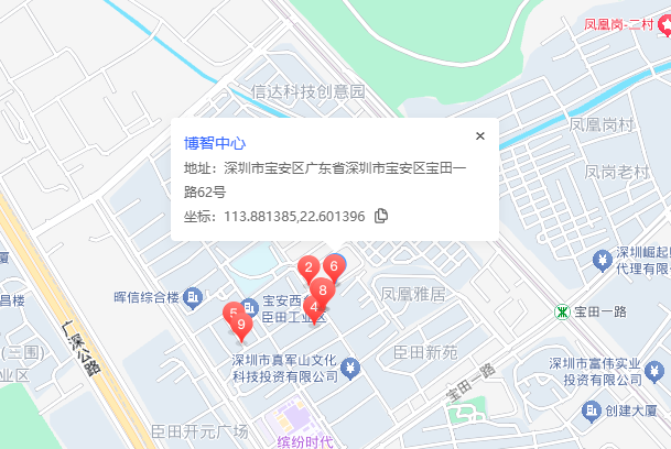 博智中心位置地图