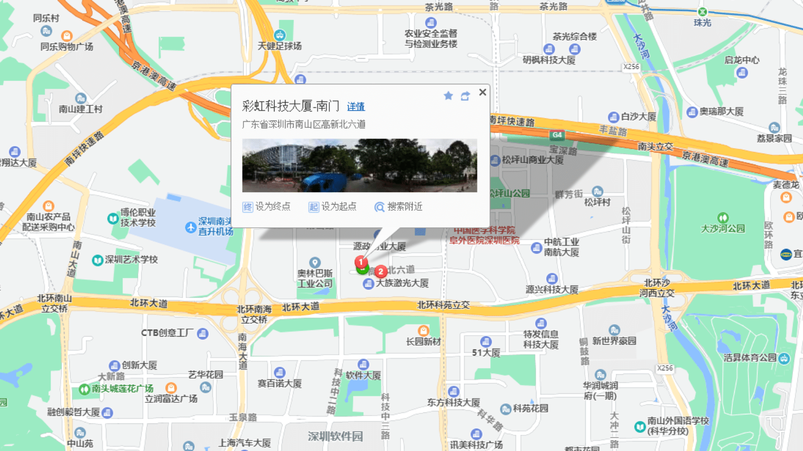彩虹科技大厦位置地图