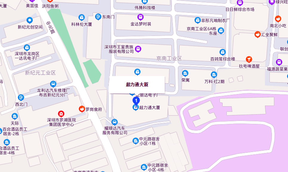 超力通大厦位置地图