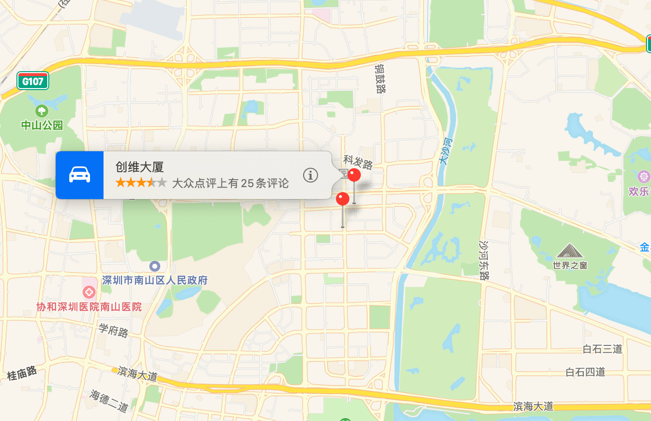 创维大厦位置地图