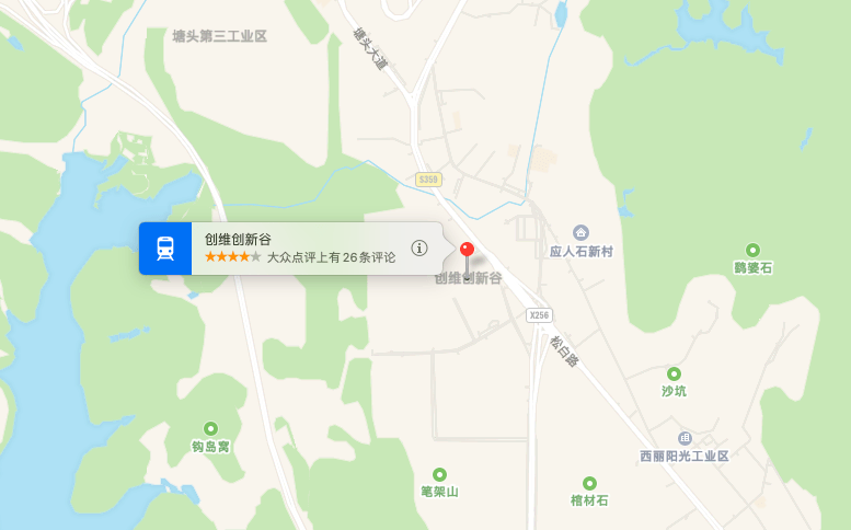 创维创新谷位置地图