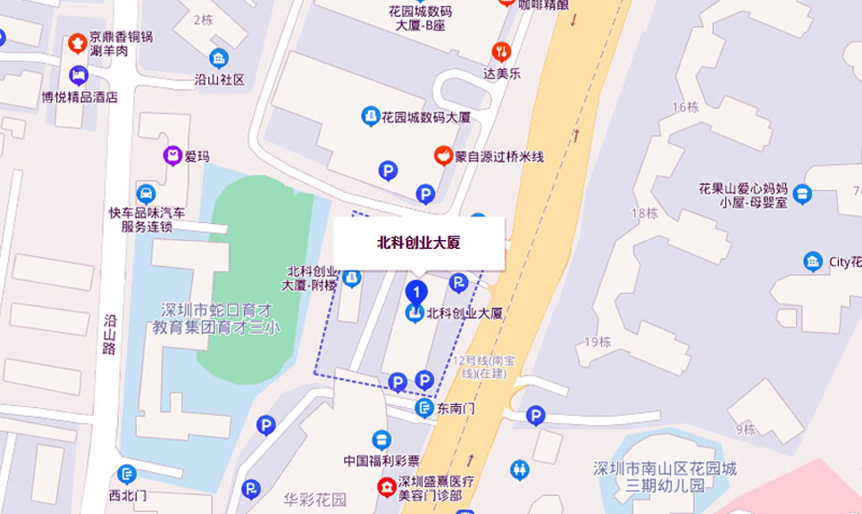 北科创业大厦位置地图
