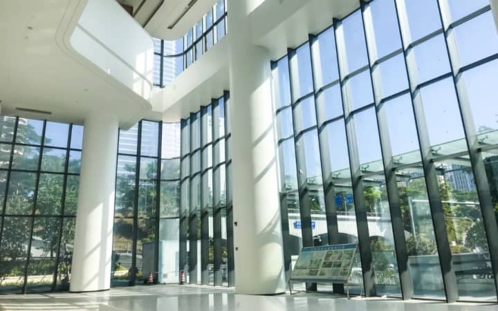 地铁金融科技大厦大堂图片