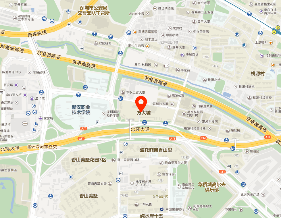 方大城位置地图