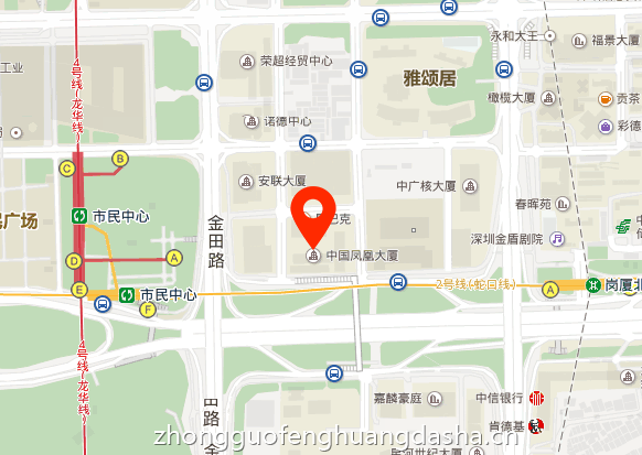 中国凤凰大厦位置地图
