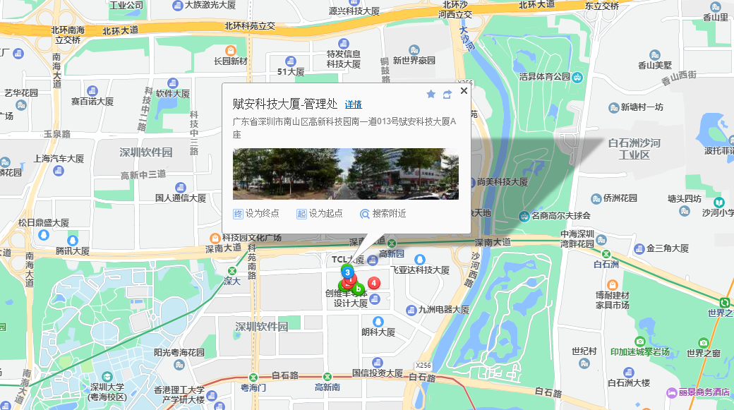 赋安科技大厦位置地图