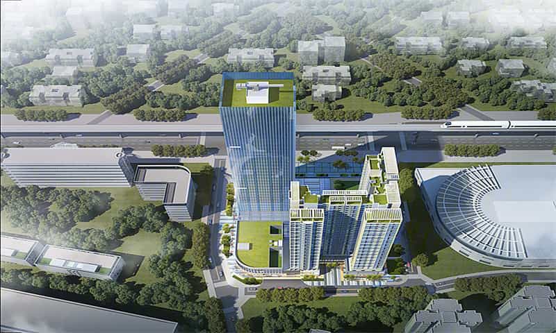 富基置地大厦外观图