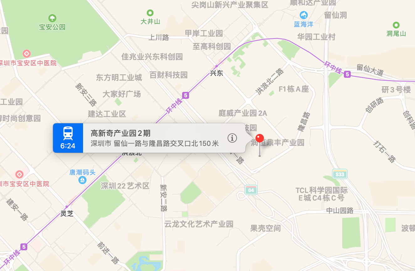 高新奇产业园位置地图