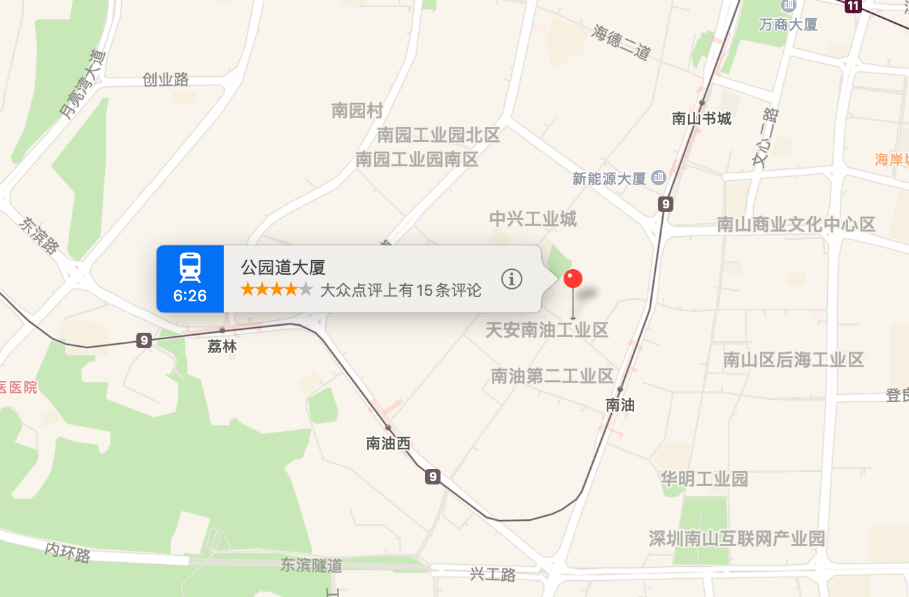 公园道大厦位置地图