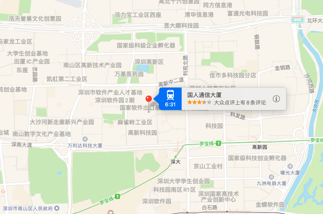 国人通信大厦位置地图