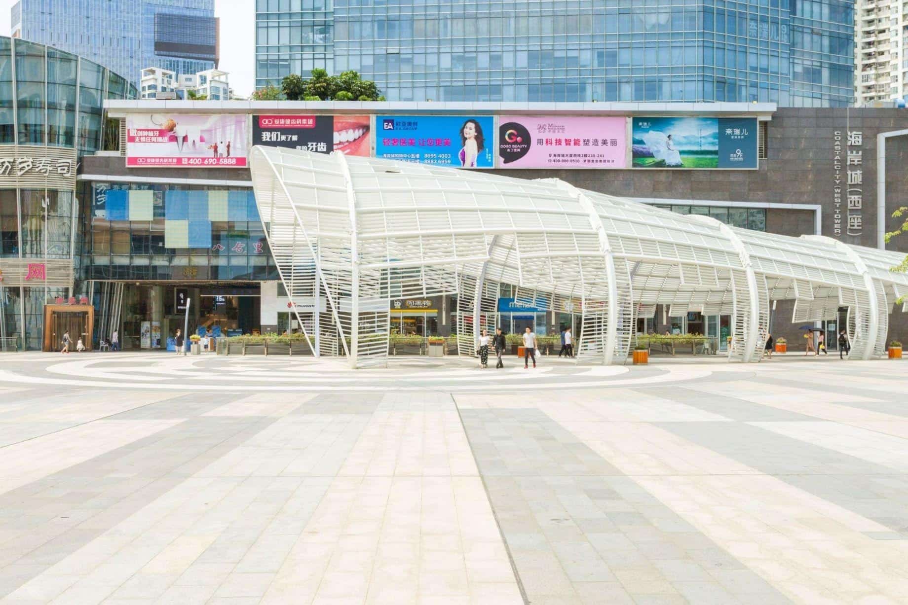 海岸城大堂图片