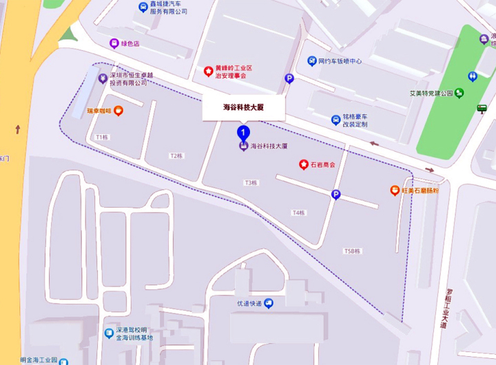 海谷科技大厦位置地图