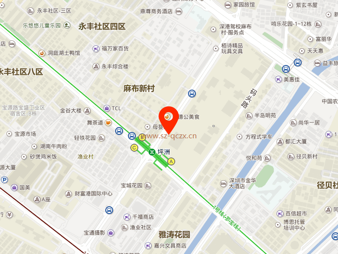 宏发QCC前城中心位置地图