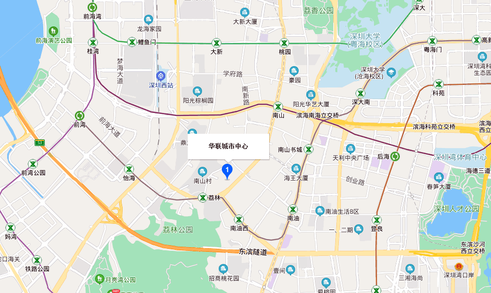 华联城市中心位置地图