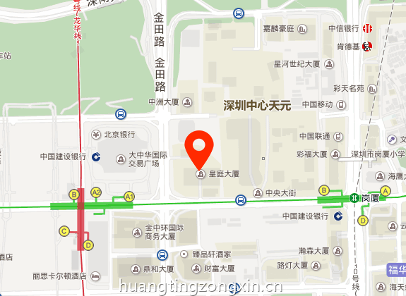 皇庭中心位置地图