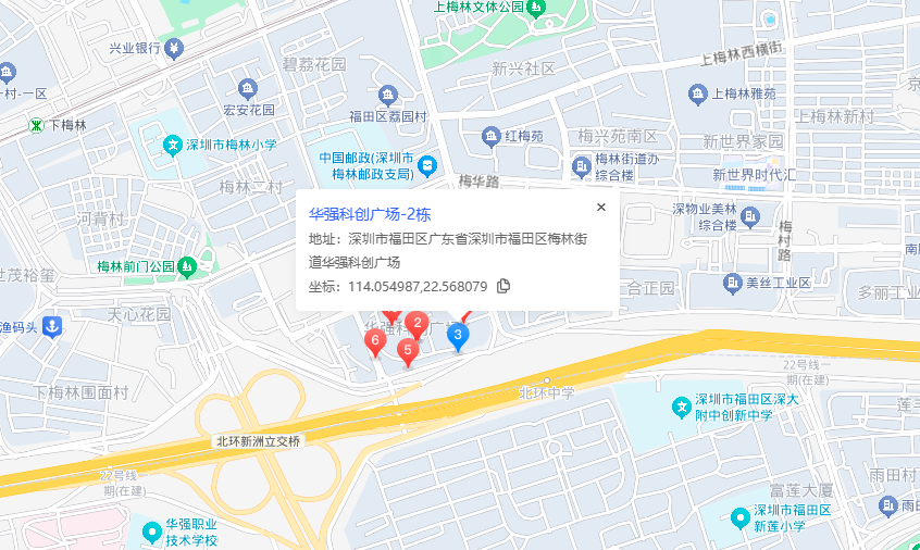 华强科创广场位置地图