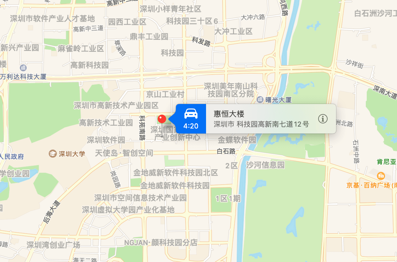 惠恒大厦位置地图