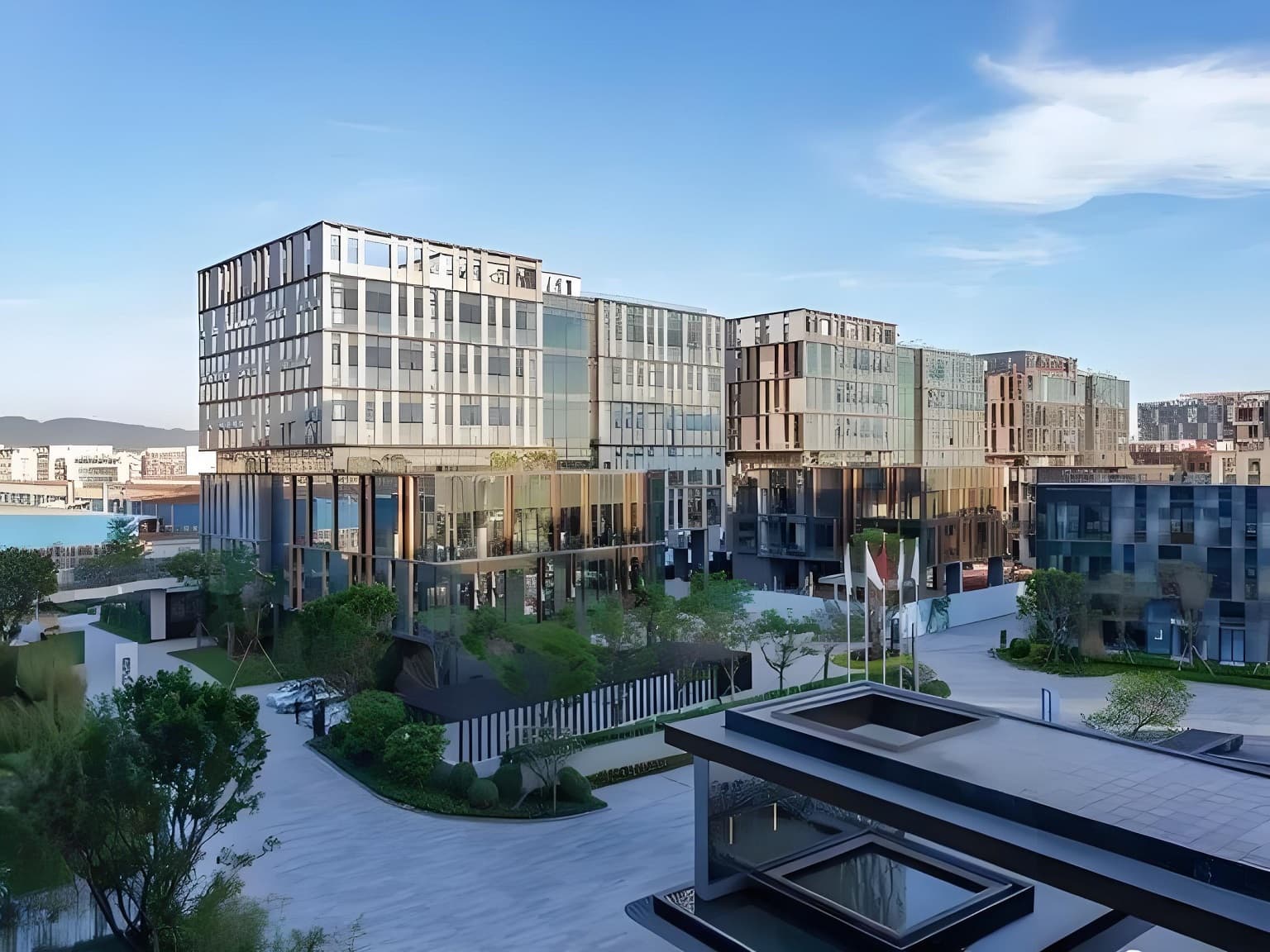 会展湾南岸外观图