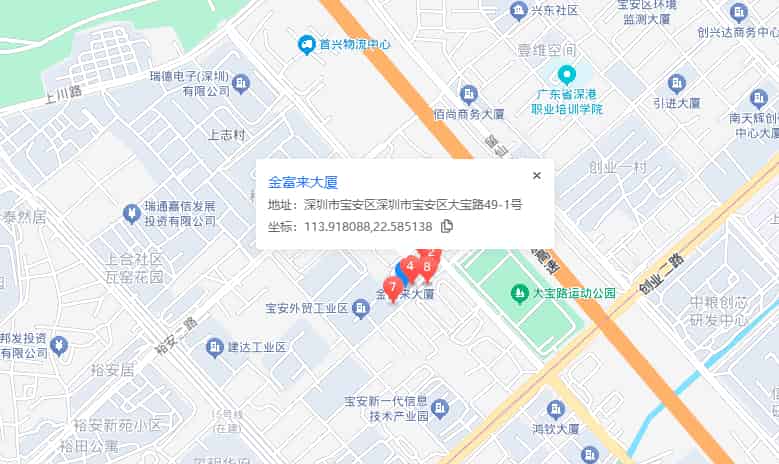 金富来大厦位置地图