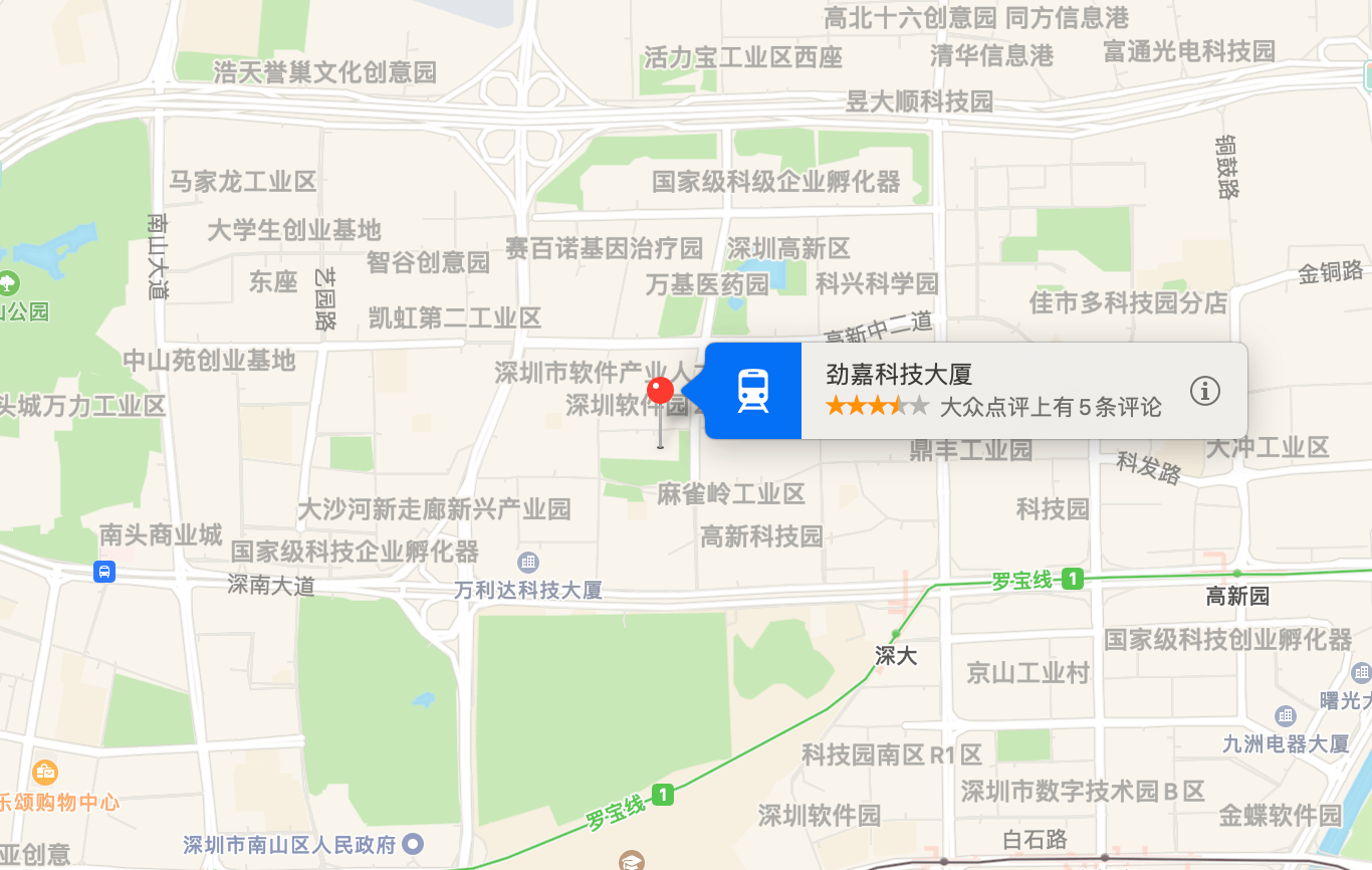 劲嘉科技大厦位置地图