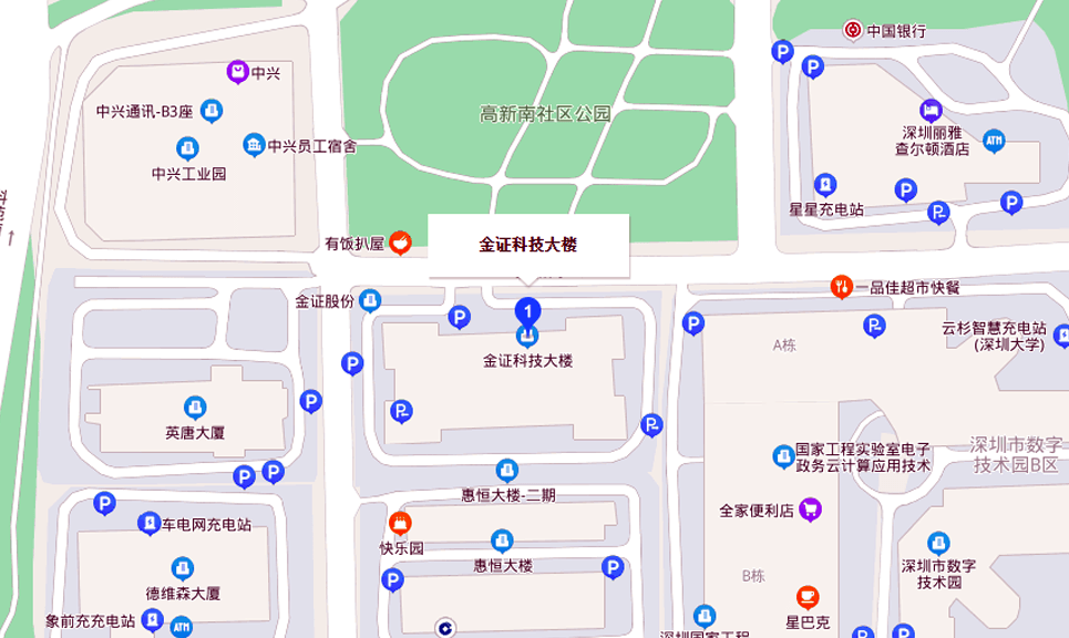 金证科技大厦位置地图
