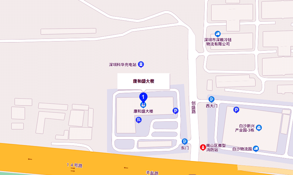 康和盛大厦位置地图