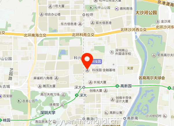 科技园金融基地位置地图