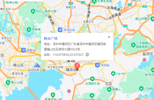 联合广场位置地图