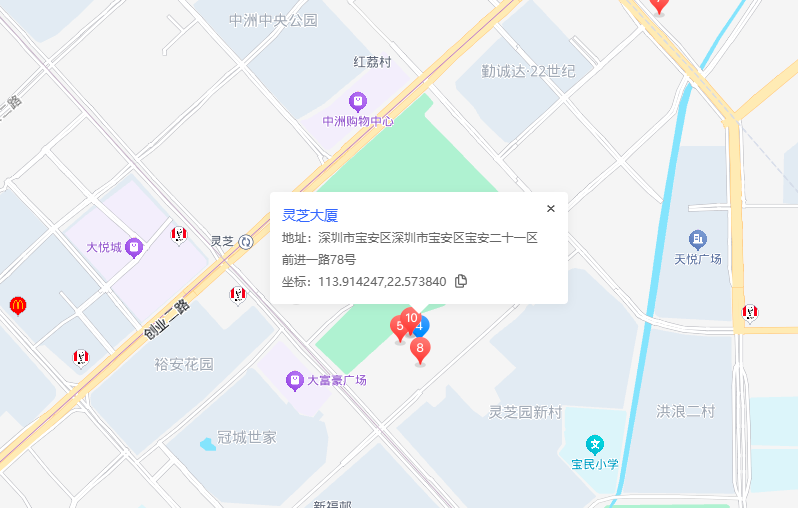 灵芝大厦位置地图