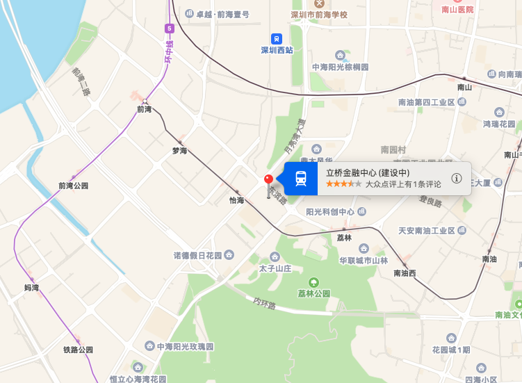 立桥金融中心位置地图