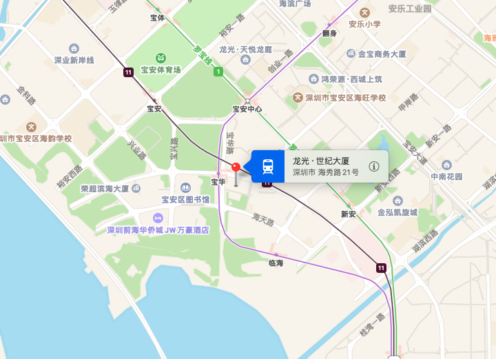 龙光世纪大厦位置地图