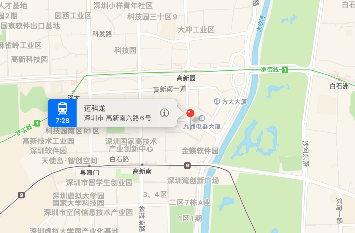 迈科龙大厦位置地图