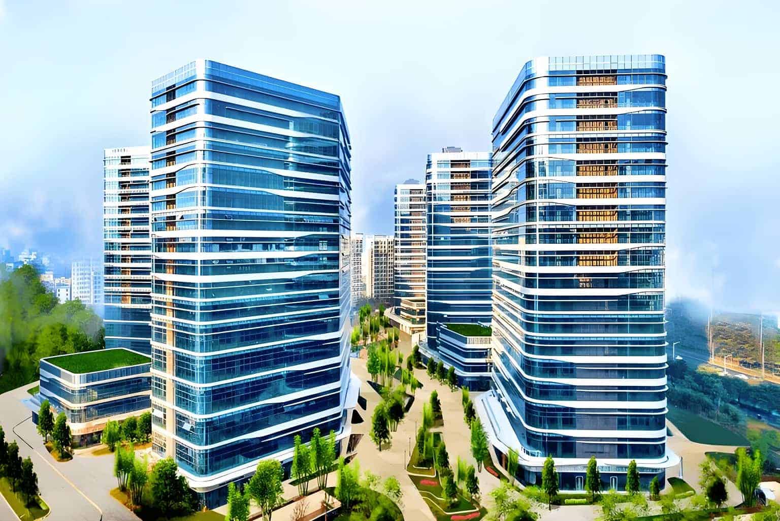 南太云创谷大堂图片