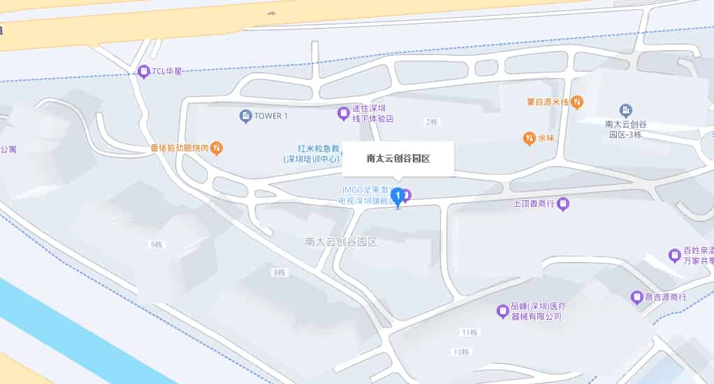 南太云创谷位置地图
