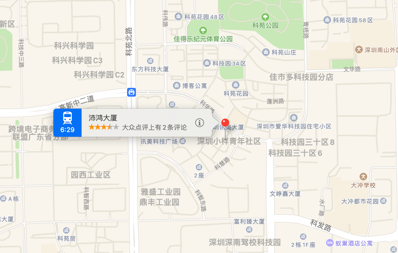 沛鸿电子大厦位置地图