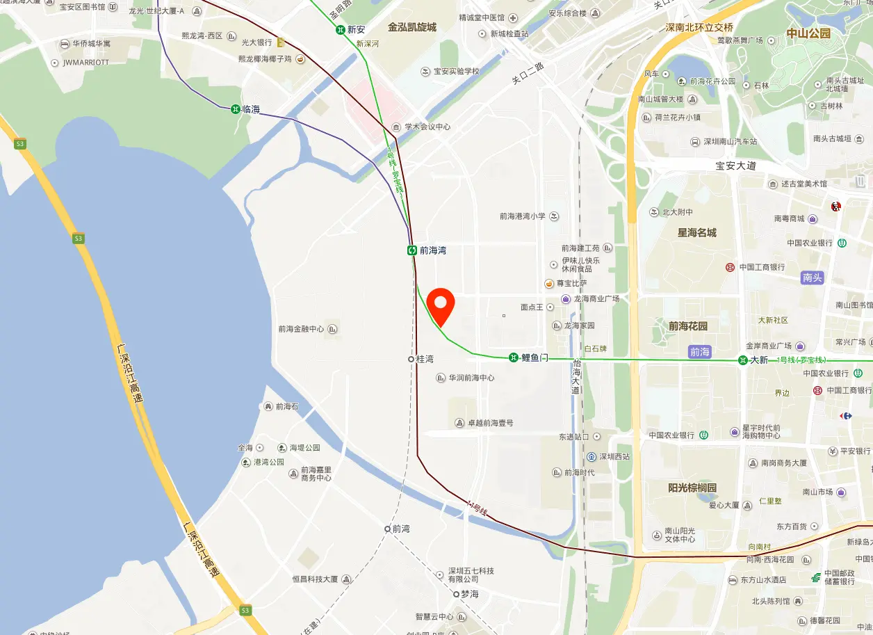 前海交易广场位置地图
