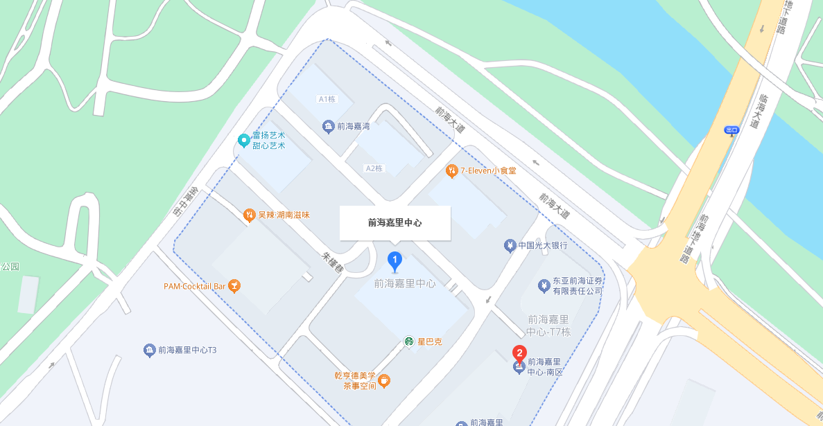 前海嘉里中心位置地图