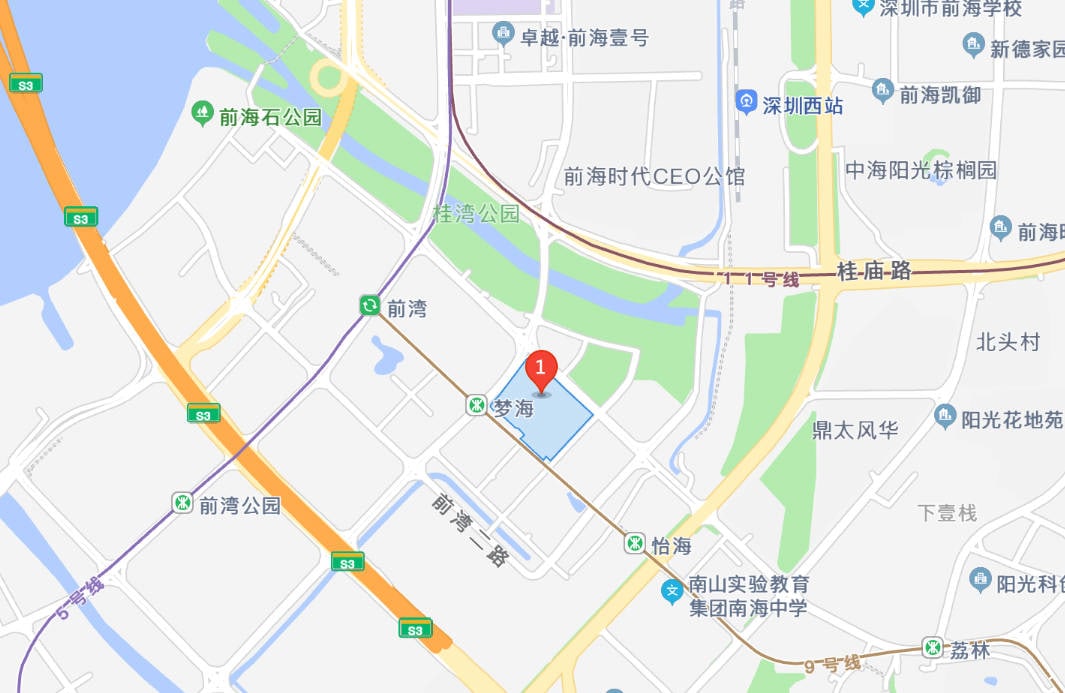 前海梦工厂(前海深港青年梦工场)位置地图