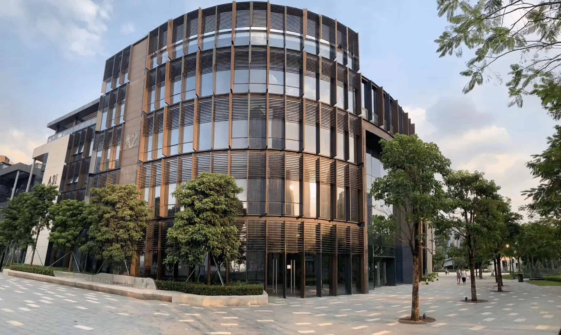 前海深港基金小镇外观图