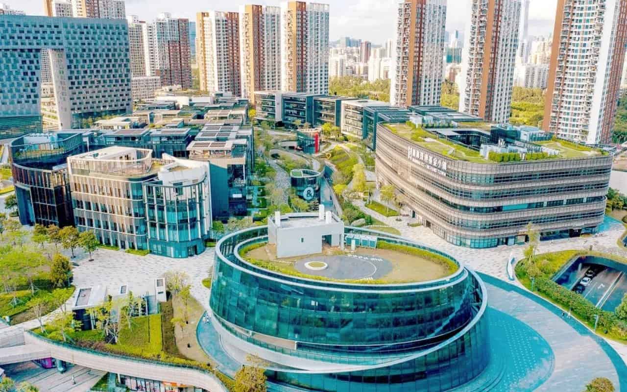 前海深港基金小镇大堂图片