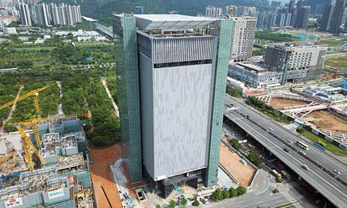 前海信息枢纽大厦外观图