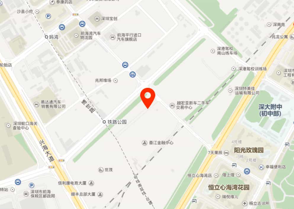 前海颐都大厦位置地图