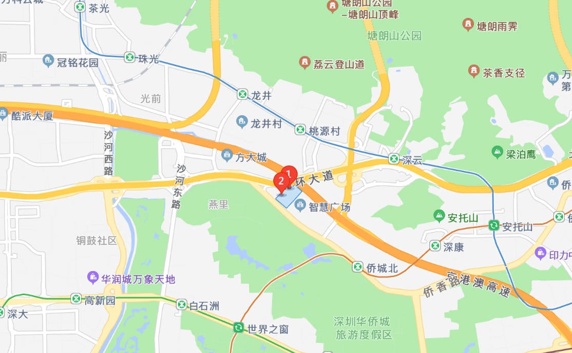 侨城坊位置地图