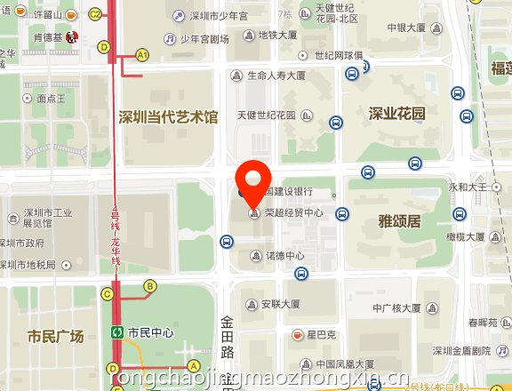 荣超经贸中心位置地图