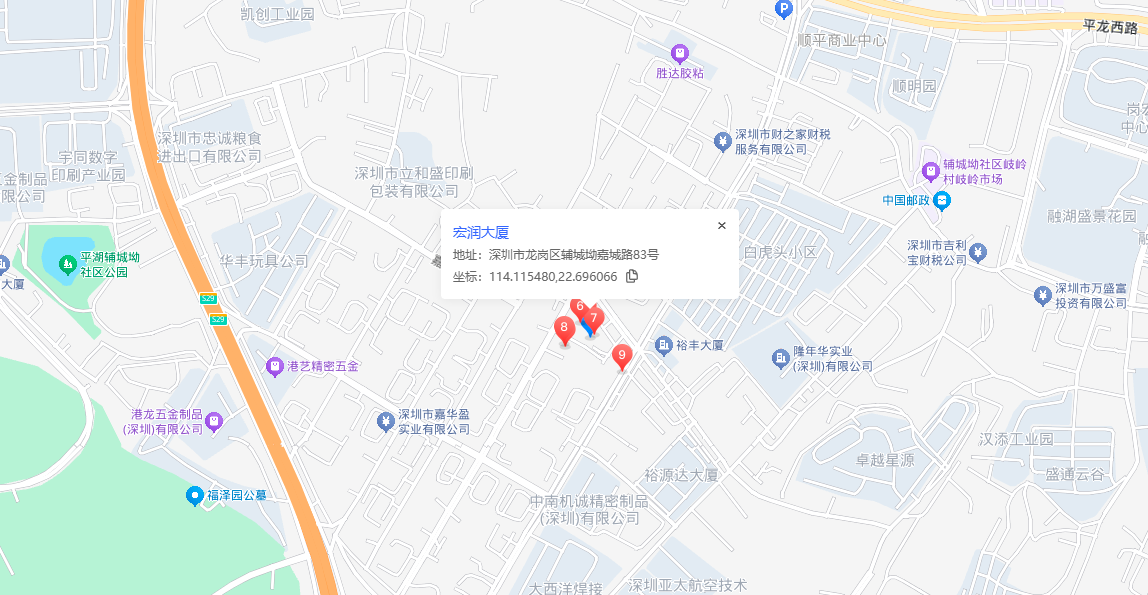润弘大厦位置地图