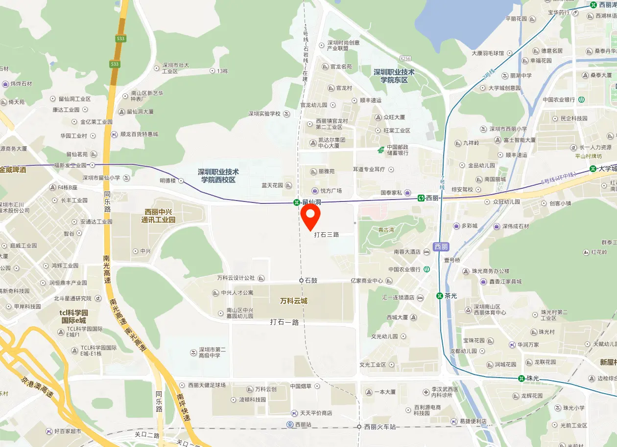 传音大厦（T33全时中心)位置地图