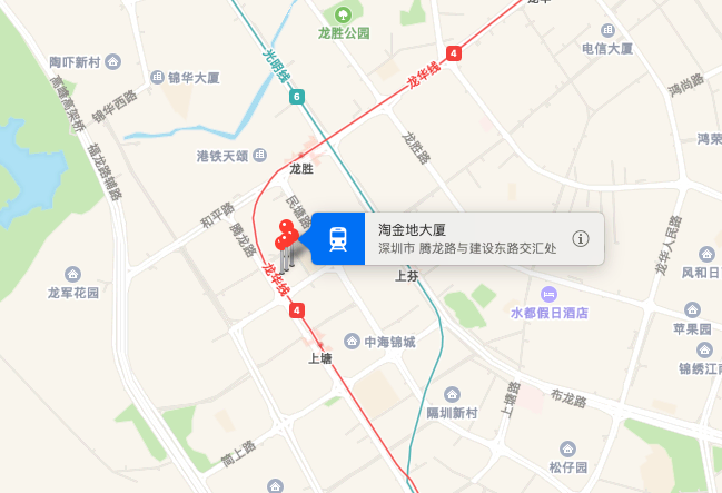 淘金地大厦位置地图