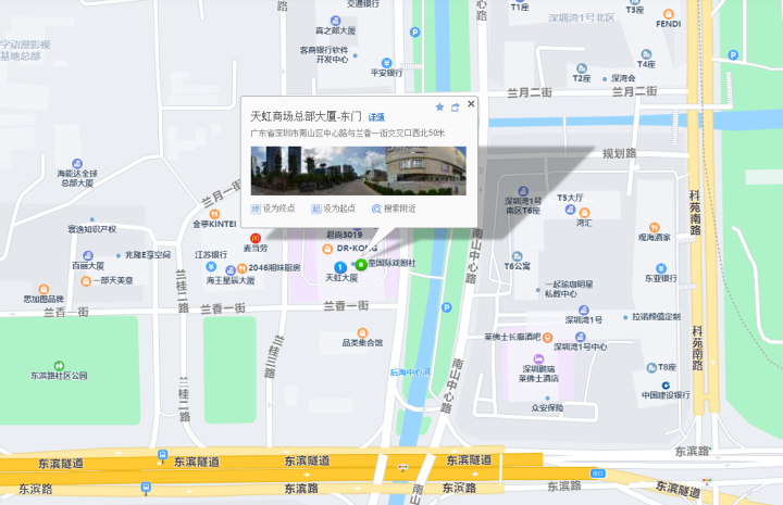 天虹总部大厦位置地图